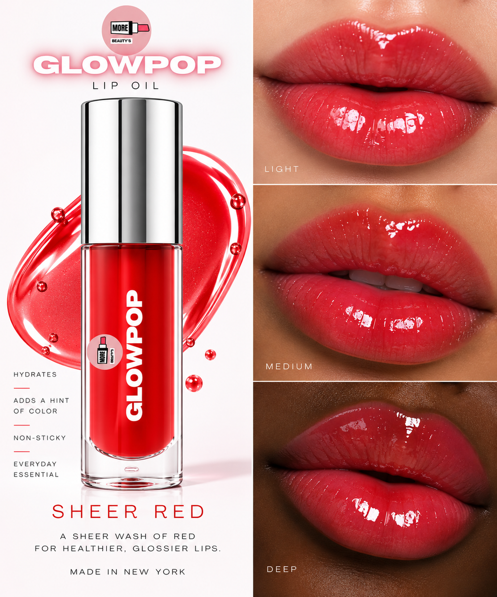 GLOWPOP Sheer Red Lip Oil