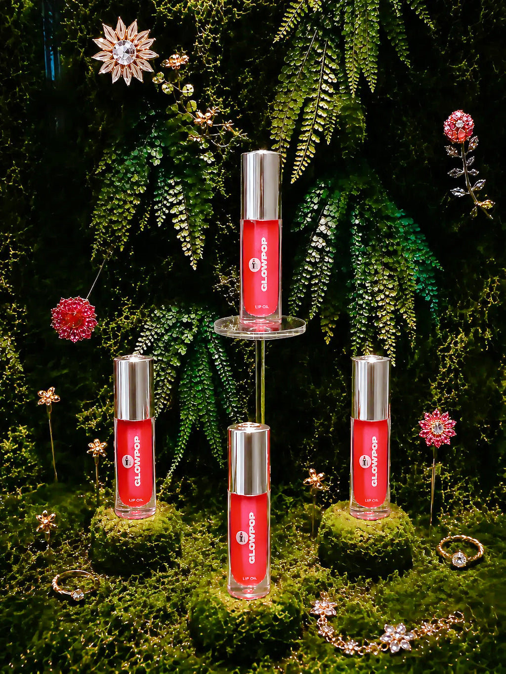 GlowPop Lip Oil – Sheer Red 0.16 oz