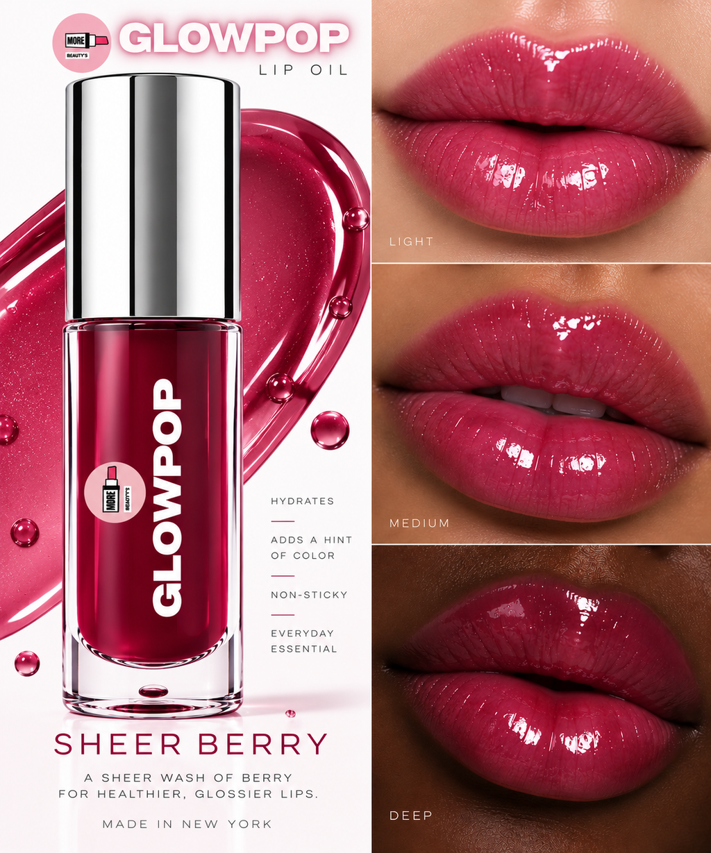 GLOWPOP Hot Pink Lip Oil