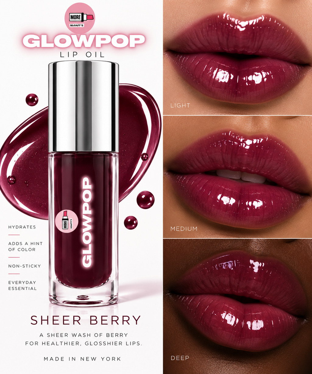GLOWPOP Sheer Berry Lip Oil